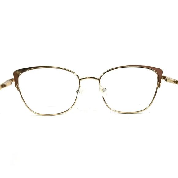 LONGCHAMP LO2108 602 DARK PURPLE GOLD AUTHENTIC EYEGLASSES 53-18